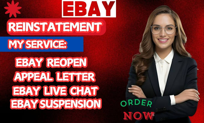 Gig Preview - Reinstate your account suspension ebay mc011 ebay mc113 and account issues