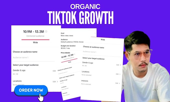 Gig Preview - Do grow and promote your tiktok for monetization organically