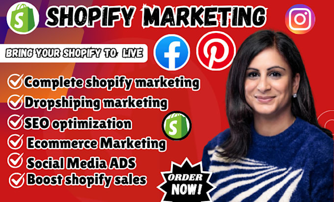 Bestseller - do complete shopify marketing to increase shopify sales shopify promotion