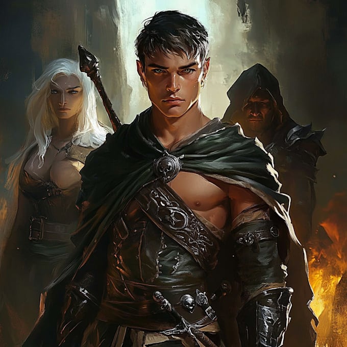 Bestseller - make dnd character art and dnd character art