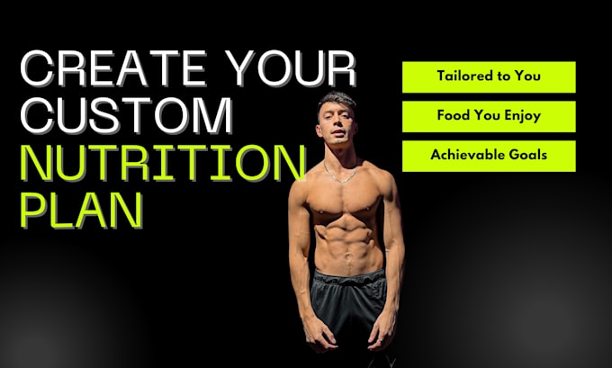 Gig Preview - Create you a custom and personalised nutrition plan