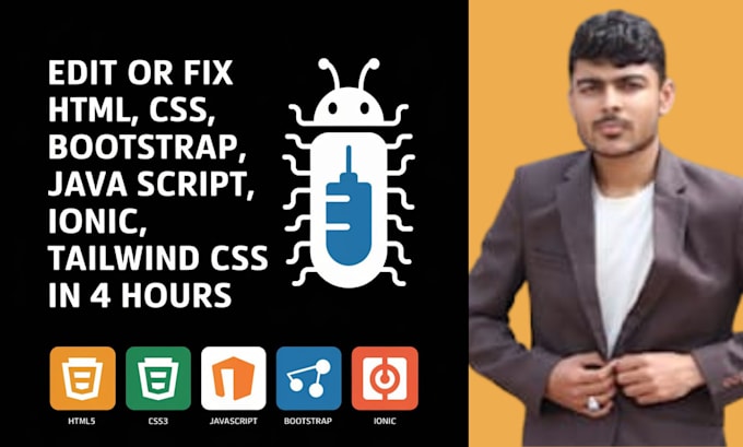 Gig Preview - Fix HTML, CSS, PHP, javascript bugs in 4 hours or less