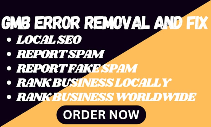 Bestseller - report to remove fake spam gmb reinstate gmb duplicate gmb account gmb listings