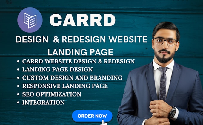 Gig Preview - Redesign carrd website design carrd landing page design carrd co website, stan