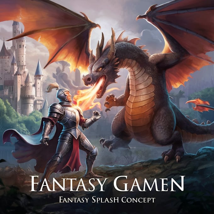 Bestseller - create game concept fantasy art and splash screen