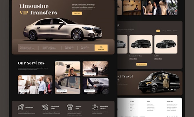 Bestseller - design car rental, taxi booking, trailer rental or dealership website