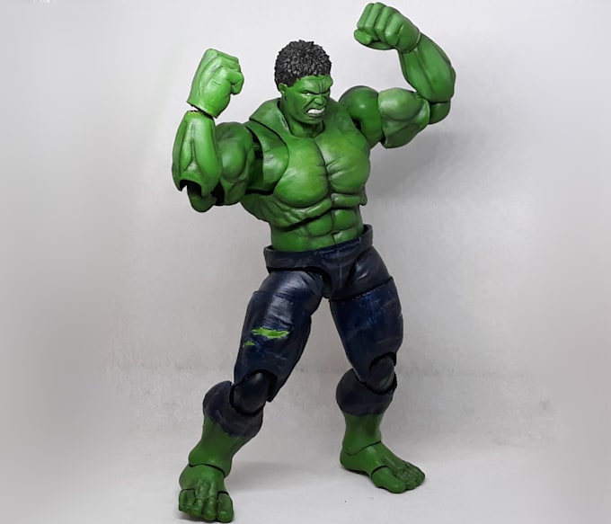 Gig Preview - Create custom 3d action figure articulated action figure model for 3d printing