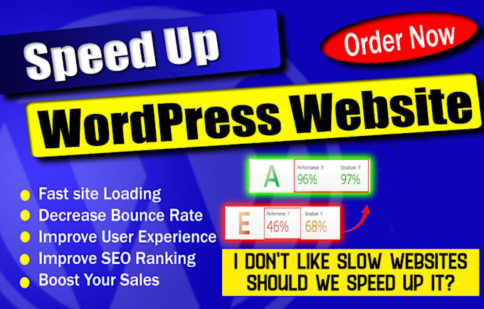 Gig Preview - Do wordpress speed optimization for google pagespeed insights