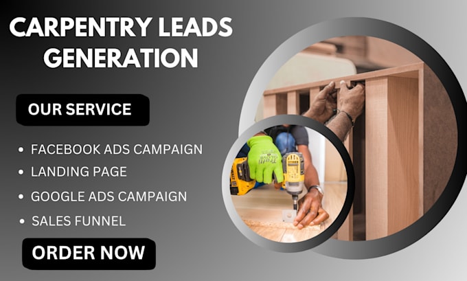 Bestseller - carpentry leads furniture leads carpentry website  facebook ads roofing leads