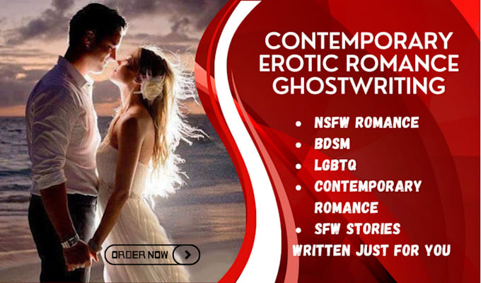 Gig Preview - Ghostwrite contemporary romance outline fanfiction erotic stories