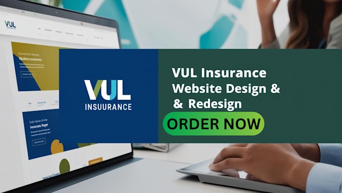 Gig Preview - Build vul insurance quote landing page vul insurance website design redesign