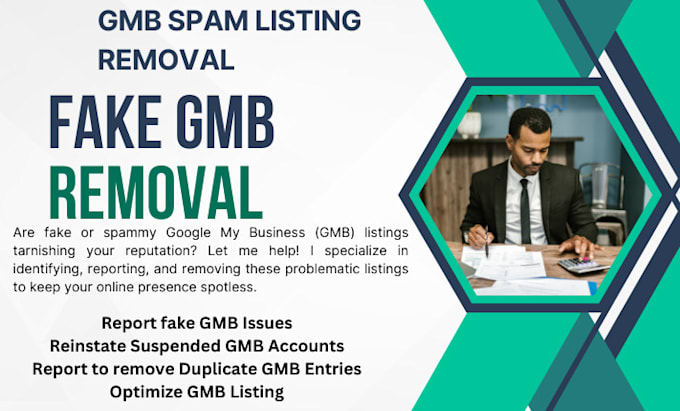 Gig Preview - Report gmb spam listing report fake google my business gmb listing spam gmb