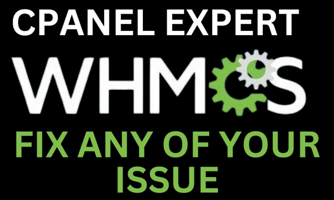 Gig Preview - Fix cpanel whm, webmin, virtualmin, plesk issues smtp, email, dns, mx, mysql