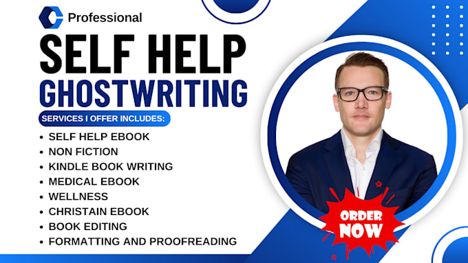 Gig Preview - Ghostwrite self help ebook, amazon KDP book journal design, book writer