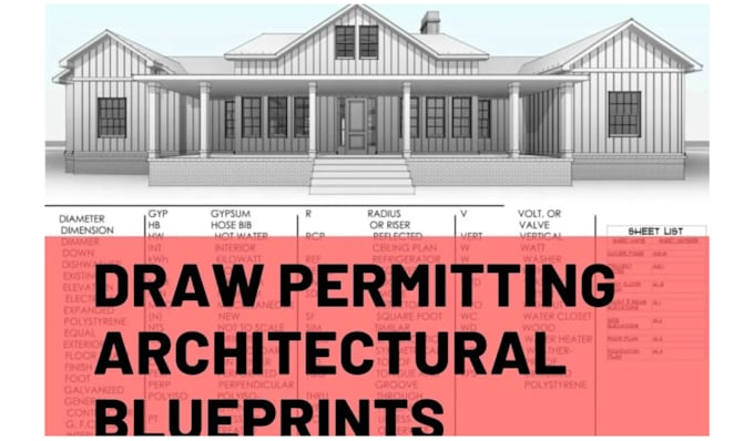 Gig Preview - Do architectural design 2d cad drawing 3d rendering mep layouts revit blueprint