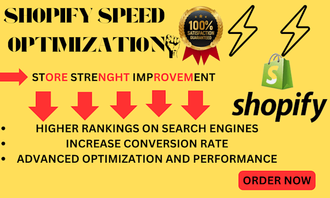 Gig Preview - Do shopify speed optimization and increase shopify score