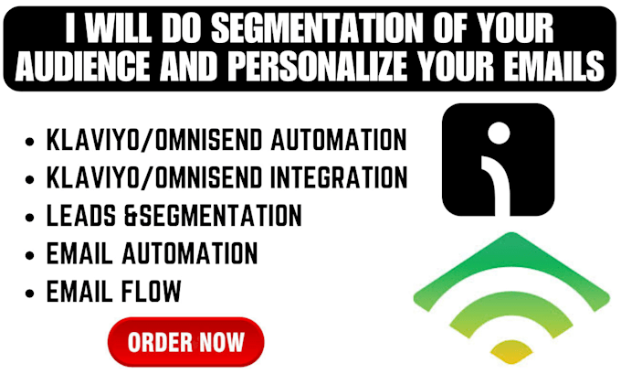 Gig Preview - Do segmentation for yur audience and personalize your email wth omnisend klaviyo