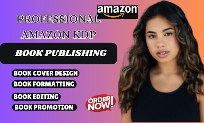 Gig Preview - Do amazon kdp book publishing, kdp book formatting, amazon book promotion