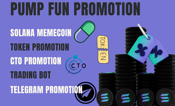 Gig Preview - Hit 100m token investors, pump fun cto, trading bot,memecoin, telegram promotion