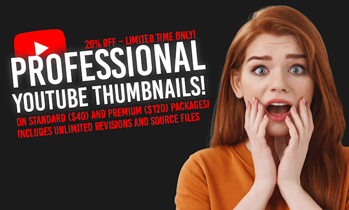 Bestseller - design modern youtube thumbnails