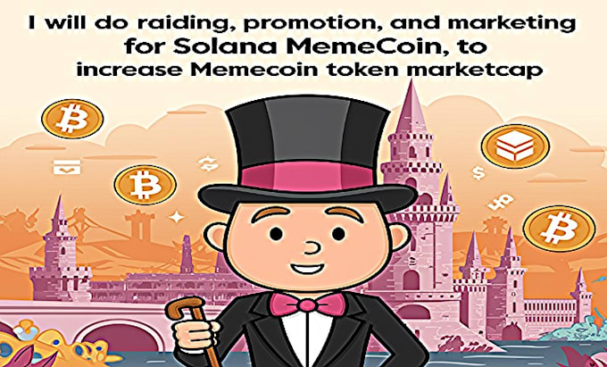 Gig Preview - Do raiding and solana memecoin promotion, solana meme coin raiding , meme coin