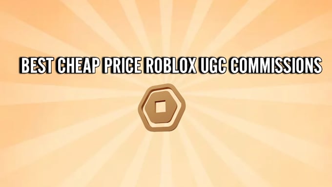 Gig Preview - Create a roblox ugc model