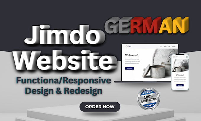 Bestseller - build jimdo landing page website make weebly hosting german duda website design