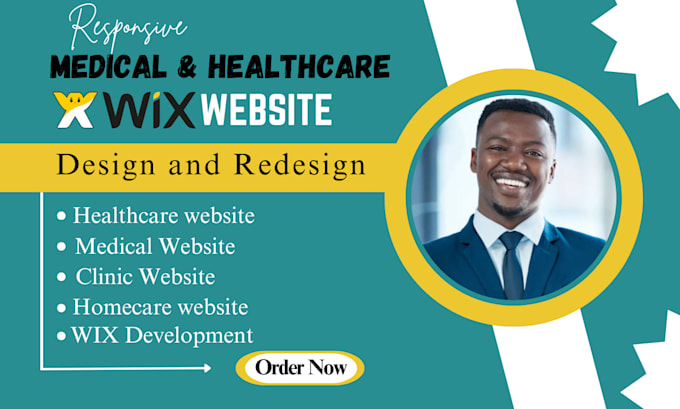 Gig Preview - Healthcare website medical website dental website homecare website doctorwebsite