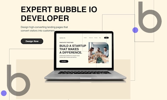 Gig Preview - Do your bubble io web app bubble saas bubble mobile  bubble developer bubble mvp