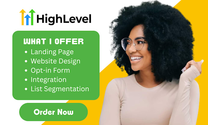 Gig Preview - Design builderall gohighlevel website, builderall gohighlevel salesfunnel