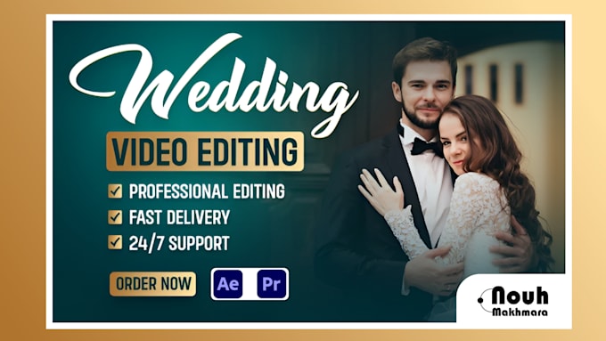 Gig Preview - Do wedding cinematic video editing