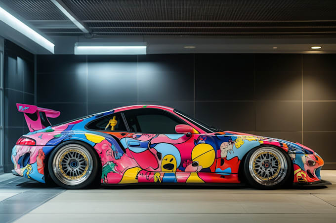 Gig Preview - Create amazing car, vehicle, and vehicle wrap designs