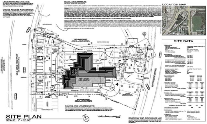 Gig Preview - Draw 2d site plan, landscape plan, site plan, architect landscape plan design