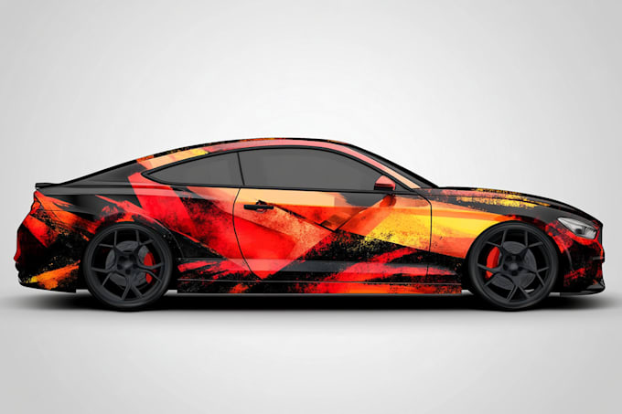 Gig Preview - Make  design a vehicle wrap, car wrap, food truck wrap