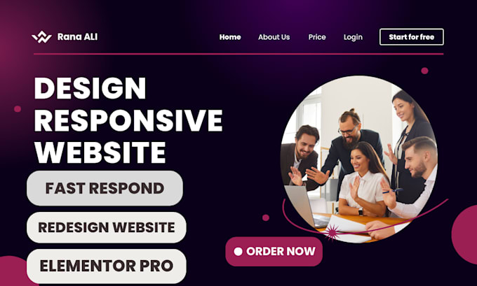 Bestseller - design or redesign a modern responsive wordpress website with elementor pro