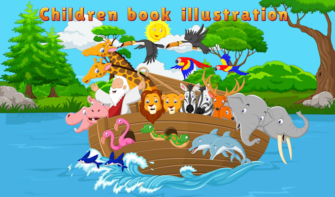 Gig Preview - Draw children story book illustration and children story book illustration