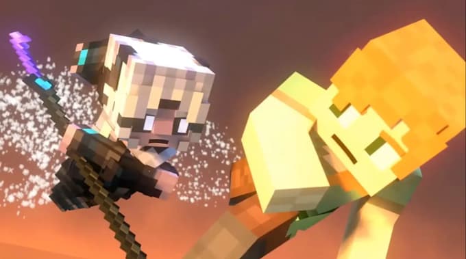 Gig Preview - Create 3d minecraft animation film or song clip minecraft character animation