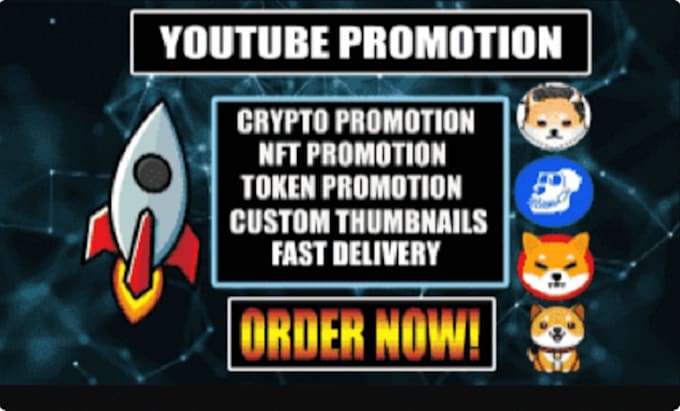 Gig Preview - Promote your nft or crypto project, solana meme on youtube, telegram and twitter