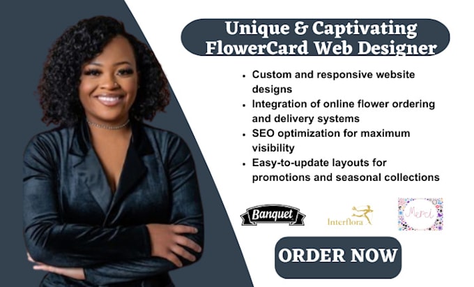 Bestseller - design bonquet website floral retail flowercard and gift shop