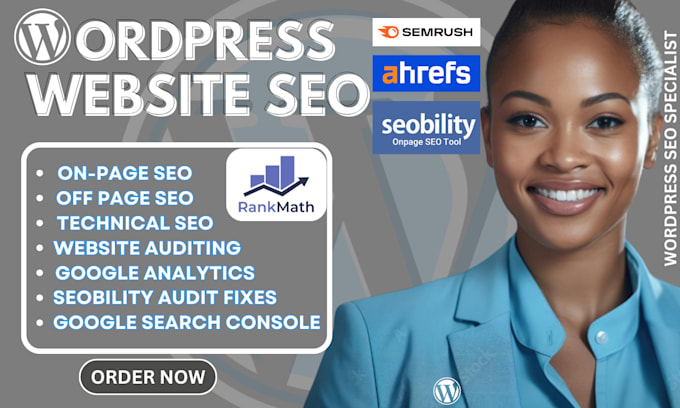 Gig Preview - Do wordpress seo, website audit, on page, technical, google search console