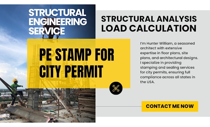 Gig Preview - Do certified pe stamp for civil engineering in south carolina , north carolina