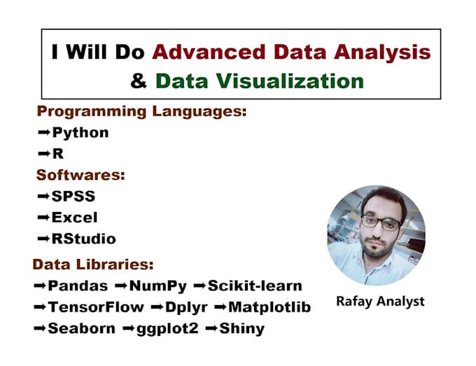 Gig Preview - Do advanced data analysis and visualization on your data