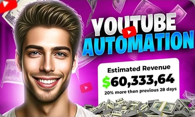 Gig Preview - Do youtube automation be your cash cow video content creator