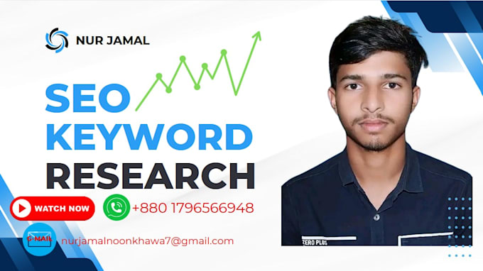 Gig Preview - Do expert SEO keyword research to rank your site faster