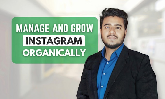 Gig Preview - Manage and grow your instagram page organically