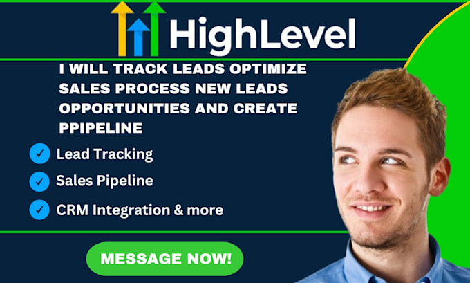 Gig Preview - Track leads, optimize sales process, new lead, opportunities, create pipeline