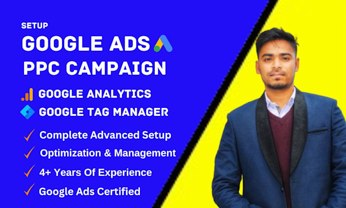 Gig Preview - Setup and manage google ads PPC campaign ads conversion tracking