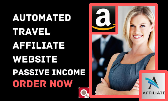 Gig Preview - Build automated travel affiliate website affiliate promotion for passive income