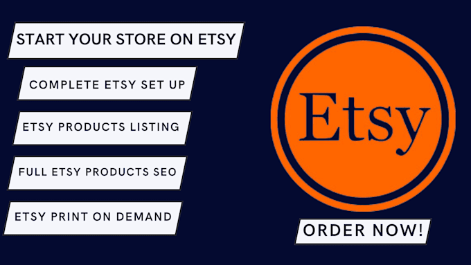 Bestseller - design etsy digital product etsy shop setup print on demand stan store listing