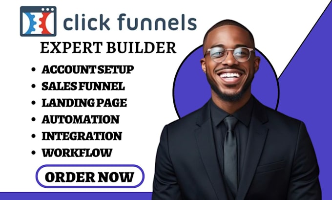 Gig Preview - Design clickfunnels sales funnel clickfunnels landing page gohighlevel funnel